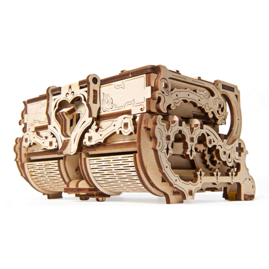 Ugears - 3D puidust mehaaniline pusle Antiik ehtekarp