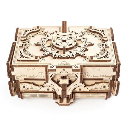 Ugears - 3D puidust mehaaniline pusle Antiik ehtekarp