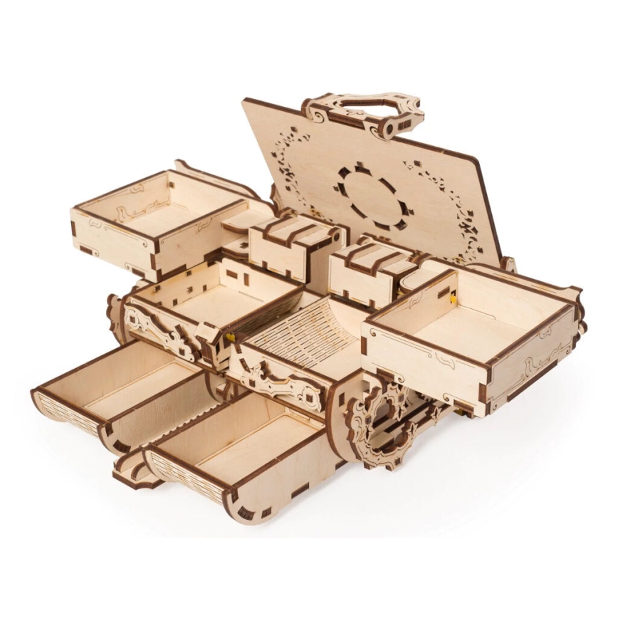 Ugears - 3D puidust mehaaniline pusle Antiik ehtekarp