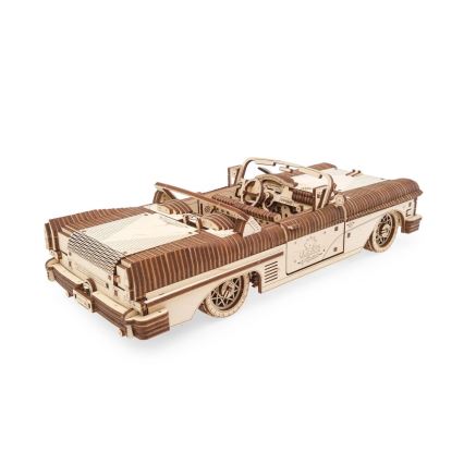 Ugears - 3D puidust mehaaniline pusle Cabriolet