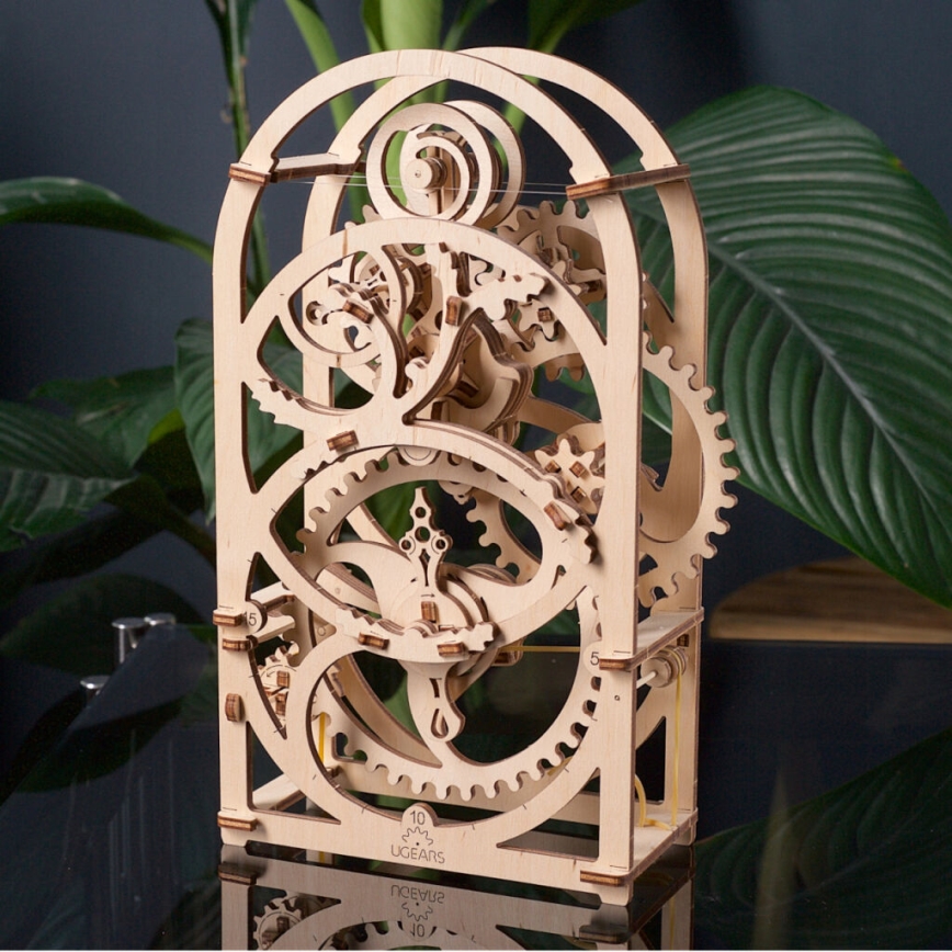 Ugears - 3D puidust mehaaniline pusle Kellavärk