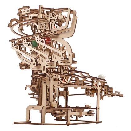 Ugears - 3D puidust mehaaniline pusle Marmorkuuli jooksukett