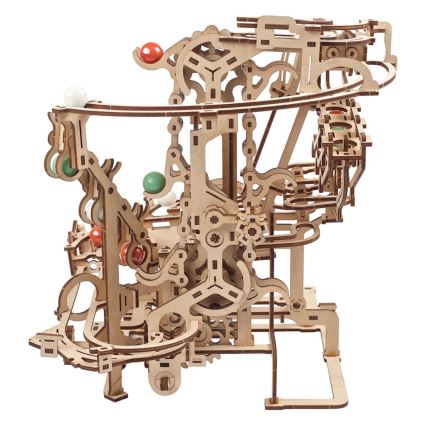 Ugears - 3D puidust mehaaniline pusle Marmorkuuli jooksukett