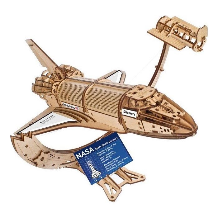 Ugears - 3D puidust mehaaniline pusle NASA kosmosesüstik