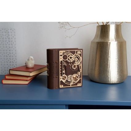 Ugears - 3D puidust mehaaniline pusle Saladuste raamat