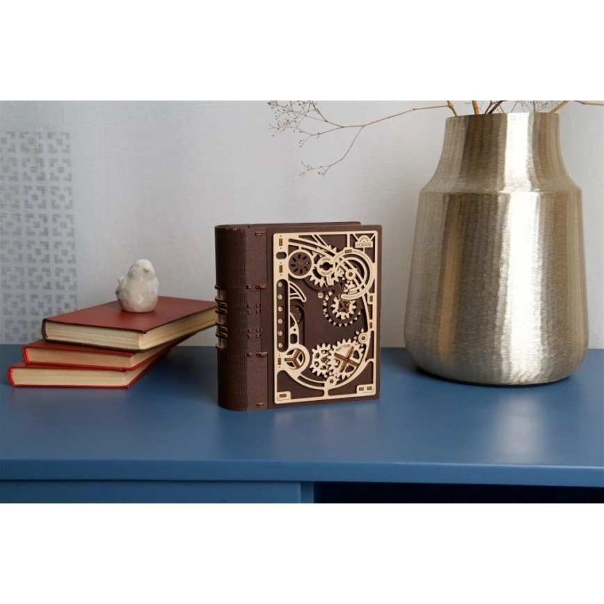 Ugears - 3D puidust mehaaniline pusle Saladuste raamat