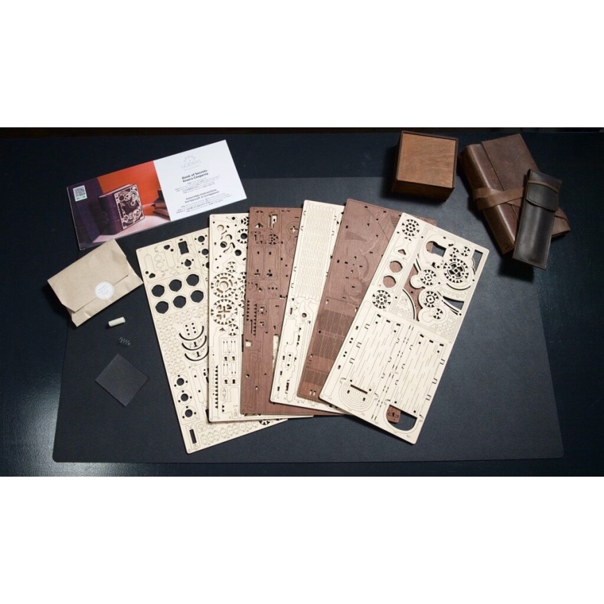 Ugears - 3D puidust mehaaniline pusle Saladuste raamat