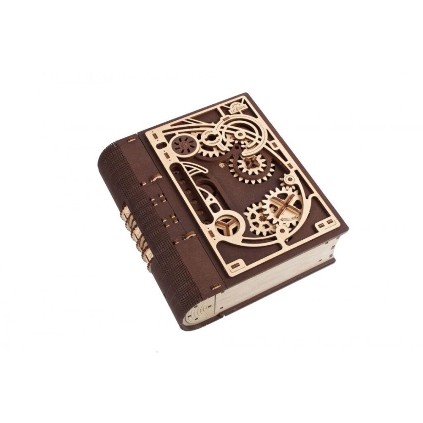 Ugears - 3D puidust mehaaniline pusle Saladuste raamat