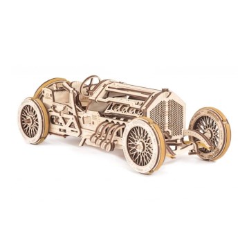 Ugears - 3D Puidust mehaaniline pusle U9 Auto Grand Prix