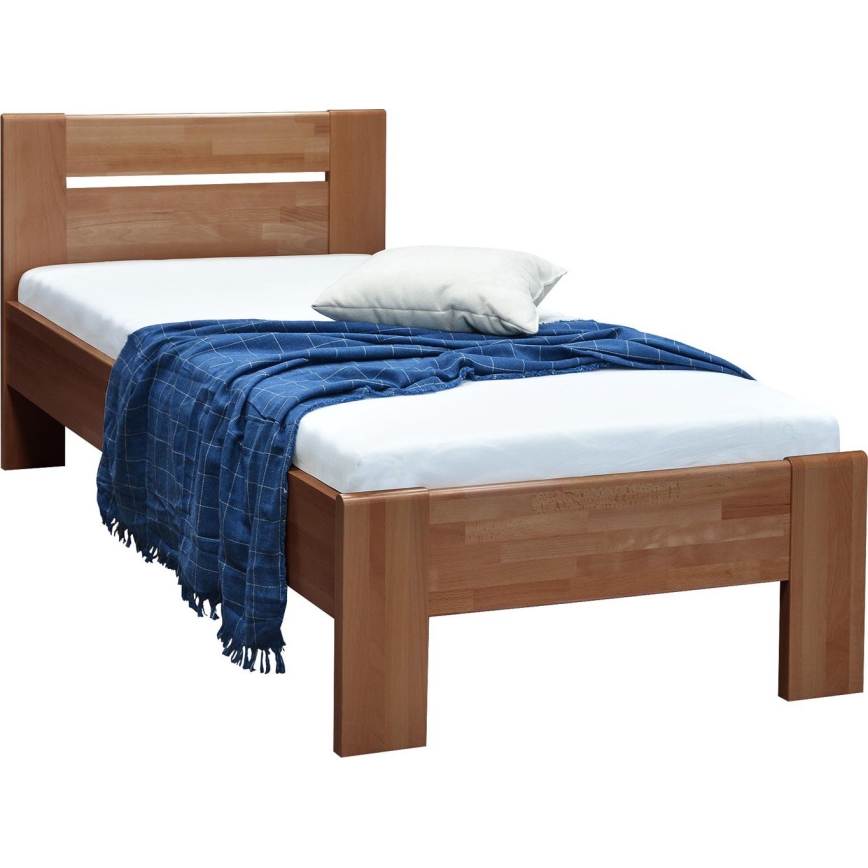 Üheinimesevoodi AMBER 90x200 cm ploom