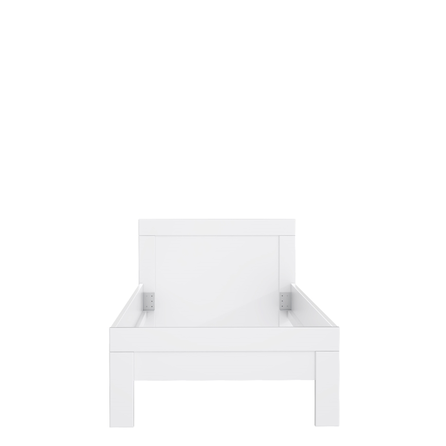 Üheinimesevoodi SNOWIE 90x200 cm valge