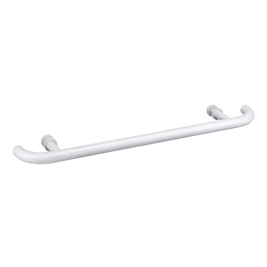 Uksesang 80 × 4 cm, roostevaba teras/valge