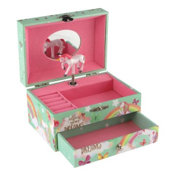 Ükssarvikuga muusikaline ehtekarp