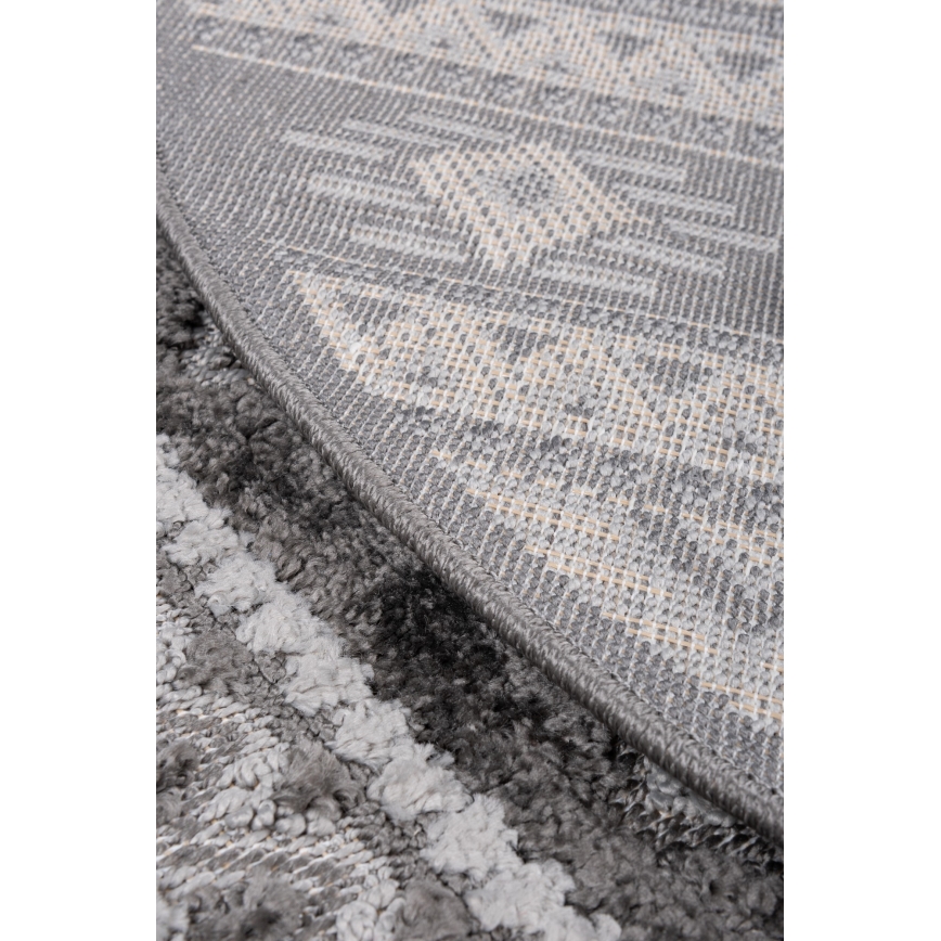 Ümmargune õuevaip CHIARA 120 cm hall