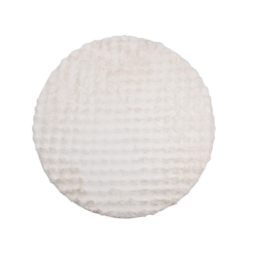 Ümmargune vaip RABBIT BUBBLE 160 cm kreemjas