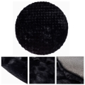 Ümmargune vaip RABBIT BUBBLE 160 cm must
