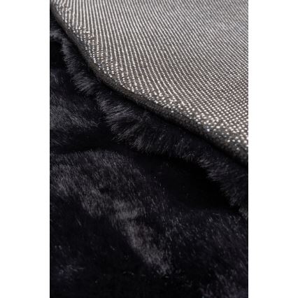 Ümmargune vaip RABBIT BUBBLE 160 cm must