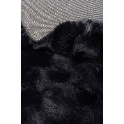 Ümmargune vaip RABBIT BUBBLE 160 cm must