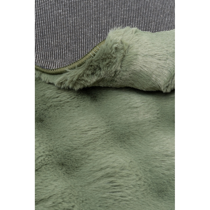 Ümmargune vaip RABBIT BUBBLE, läbimõõt 160 cm, roheline