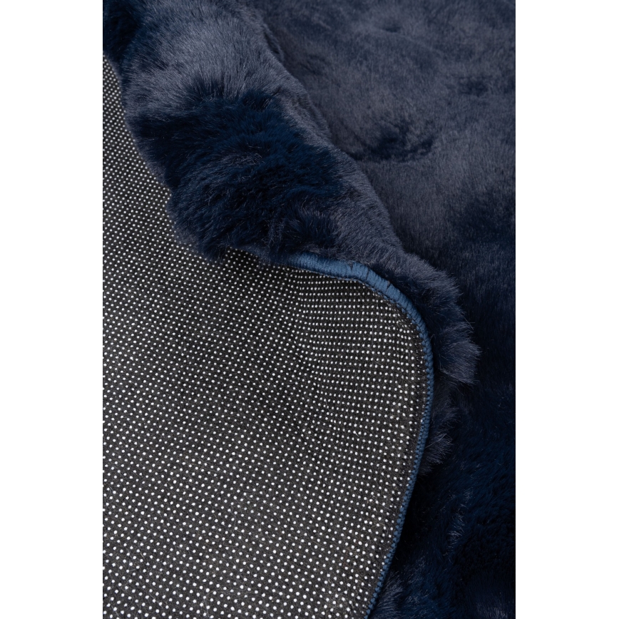 Ümmargune vaip RABBIT BUBBLE, läbimõõt 160 cm, sinine