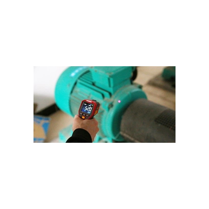 Uni-T - Infrapuna kontaktivaba termomeeter 1x9V 6LR61 600°C