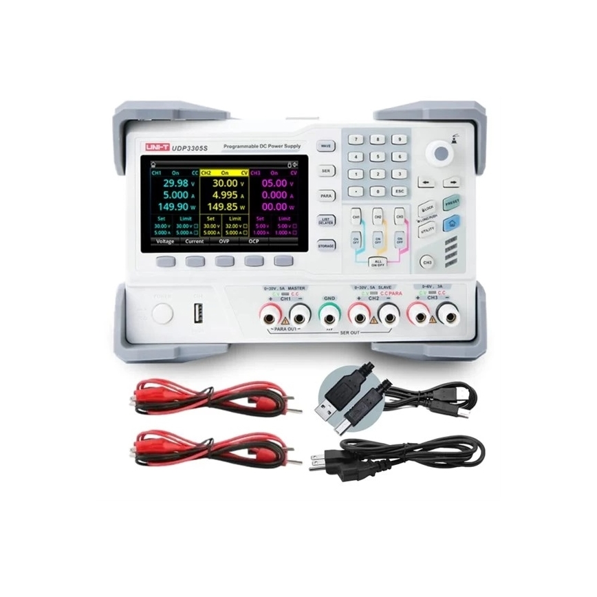 Uni-T UDP3305S - Laboratoorne toiteallikas UDP3305S 0-30V/0-6A