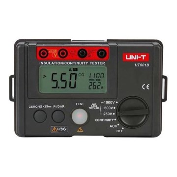 Uni-T UT501B - isolatsioonitakistuse tester 6xAA