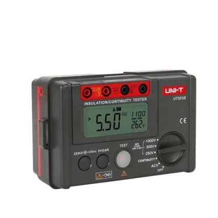 Uni-T UT501B - isolatsioonitakistuse tester 6xAA