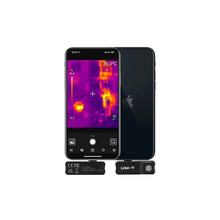 Uni-T UTi120MS - Termokaamera valgus iPhone'ile