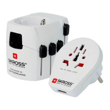 Universaalne adapter kogu maailmale 230V + USB port