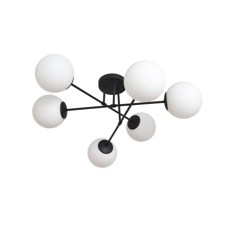 Universaalne asendusklaas MOON E27 d. 16 cm valge