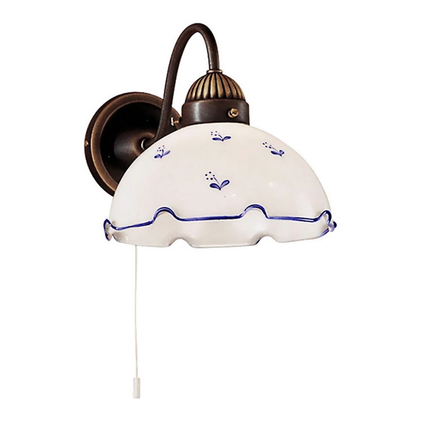 Universaalne asendusklaas NONNA E27 d. 20 cm valge/sinine