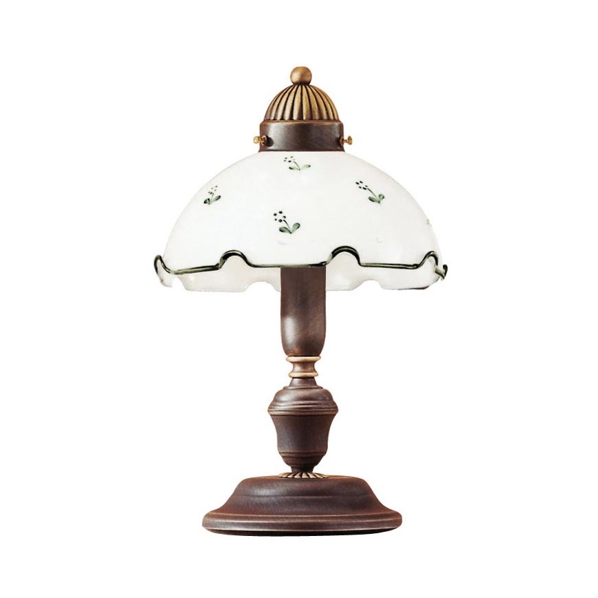 Universaalne asendusklaas NONNA E27 Ø 20 cm valge/roheline