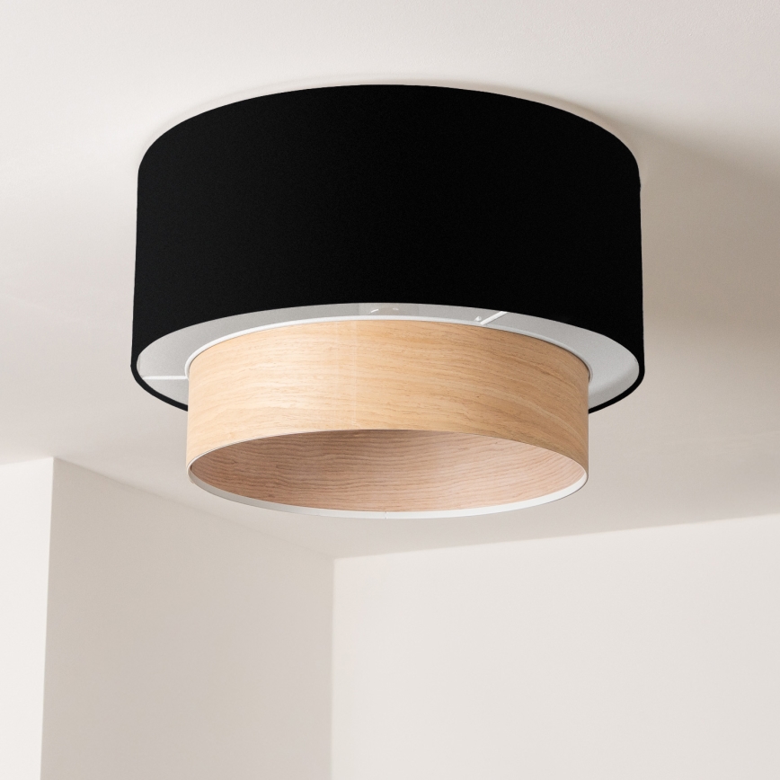 Universaalne KERIA lambivari, läbimõõt 50 cm, must/beež
