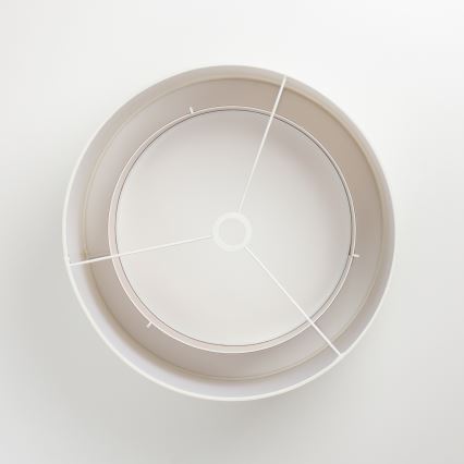 Universaalne KERIA lambivari, Ø 50 cm, valge/pruun