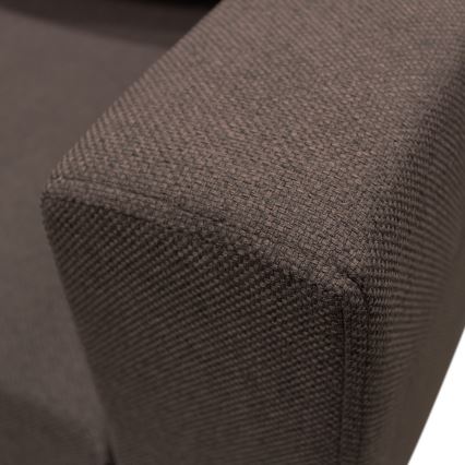 Universaalne U-kujuline lahtikäiv nurgadiivanvoodi SEYA panipaigaga, pruun