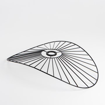 Universaalne lambivari CURITIBA 40x56 cm must