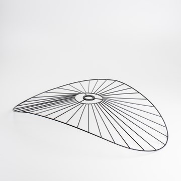 Universaalne lambivari CURITIBA 60x80 cm must