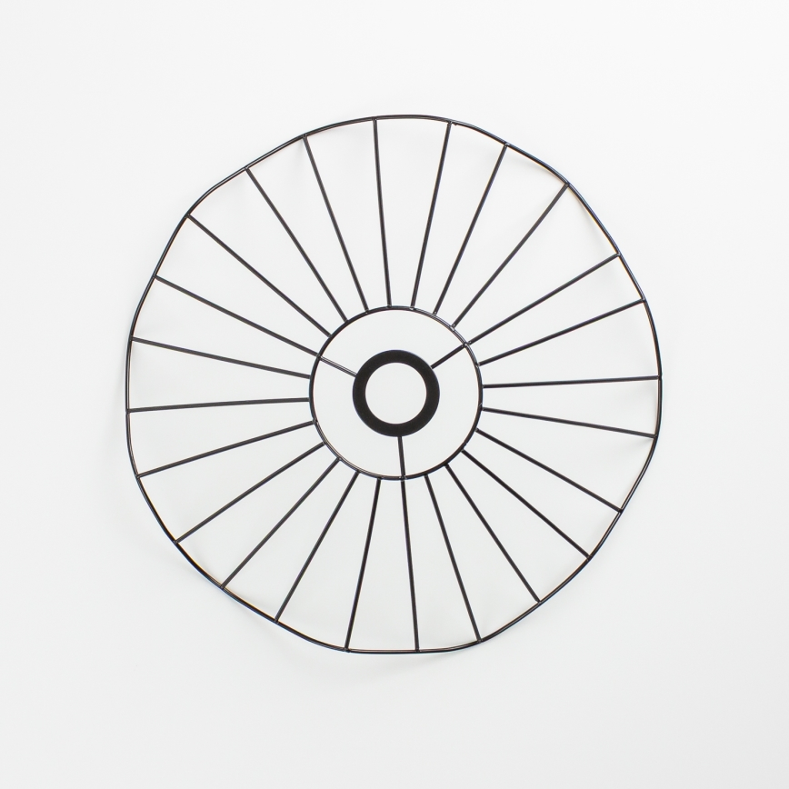 Universaalne lambivari CURITIBA, läbimõõt 40 cm, must