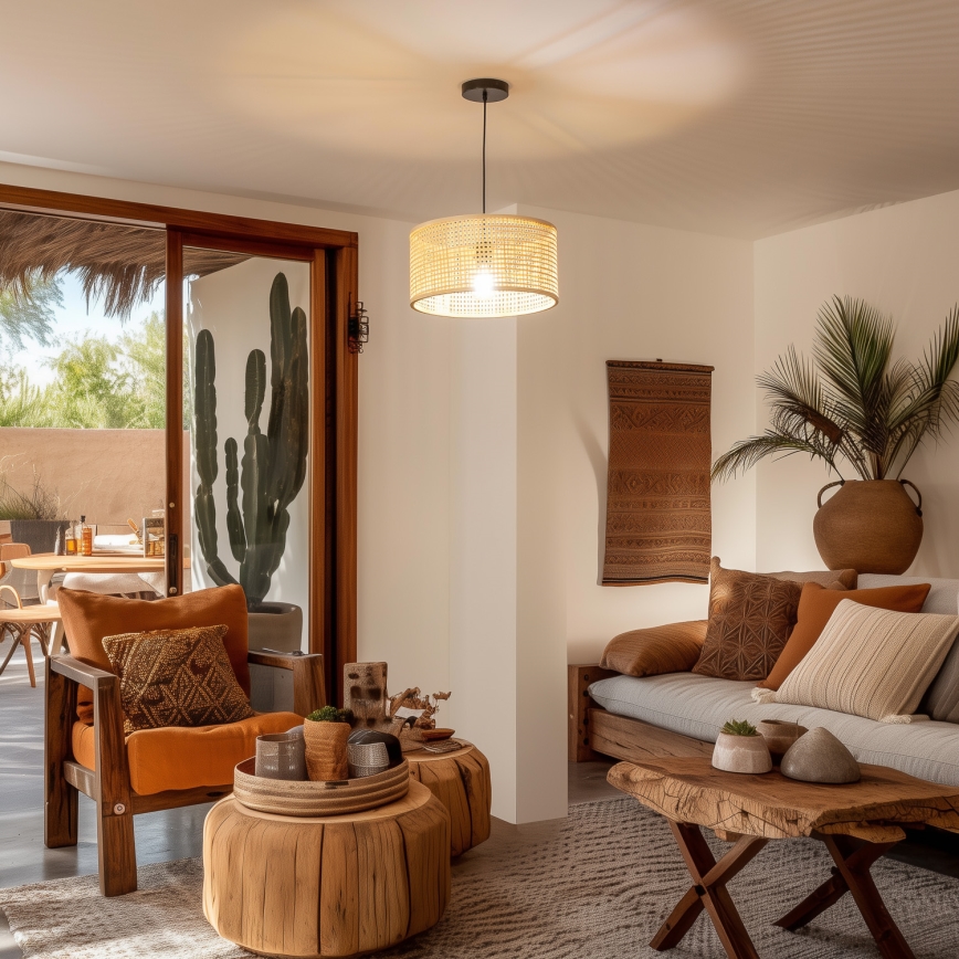 Universaalne lambivari KERIA Ø 25 cm beež