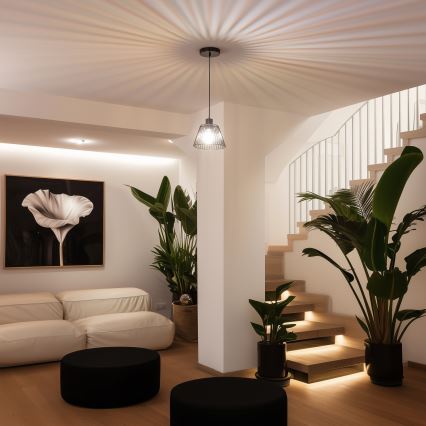 Universaalne lambivarjuk CURITIBA, läbimõõt 21 cm, must