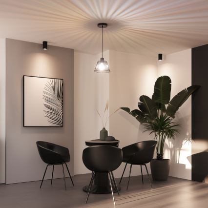 Universaalne lambivarjuk CURITIBA, läbimõõt 21 cm, must