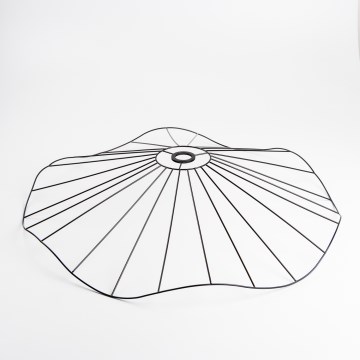 Universaalne lambivarjuk CURITIBA, Ø 80 cm, must