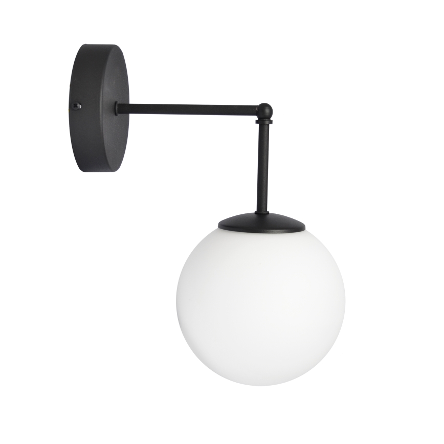 Universaalne MOON E27 varuklaas, läbimõõt 16 cm, valge