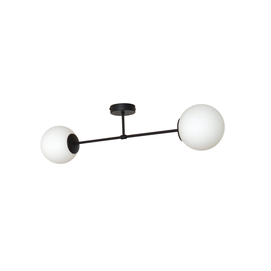 Universaalne MOON E27 varuklaas, läbimõõt 16 cm, valge