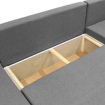 Universaalne U-kujuline lahtikäiv nurgadiivan SEYA panipaigaga, hall