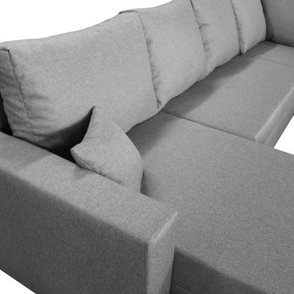 Universaalne U-kujuline lahtikäiv nurgadiivan SEYA panipaigaga, hall