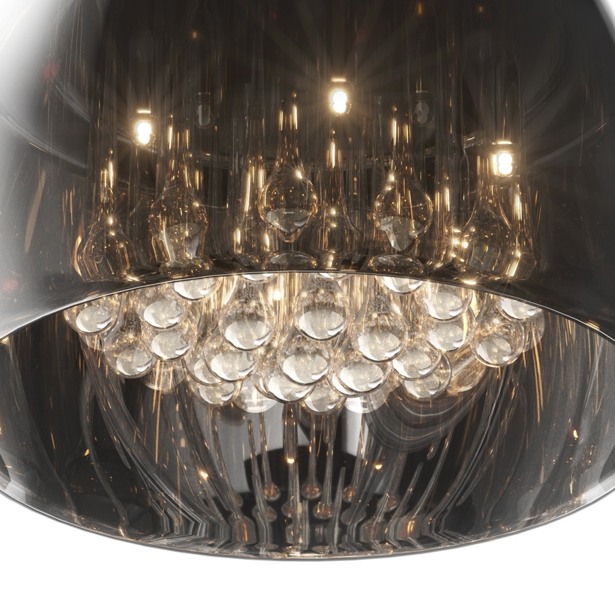 Universaalne asendusklaas G9, läbimõõt 40 cm, suitsuhall