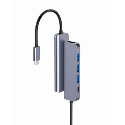 USB-C-jaotur 5-ühes Power Delivery 100 W