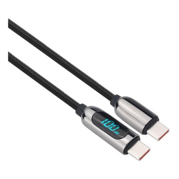 USB-C kaabel koos ekraaniga 100W 1m